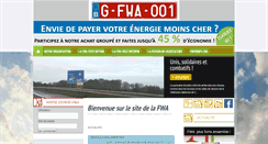 Desktop Screenshot of fwa.be